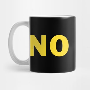 No Cap Yellow Typography Gen Z Slang Mug